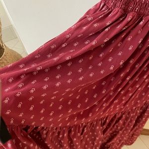 Christy dawn XS maroon dress